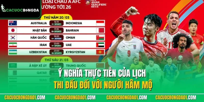 Ý nghĩa thực tiễn của lịch thi đấu đối với người hâm mộ
